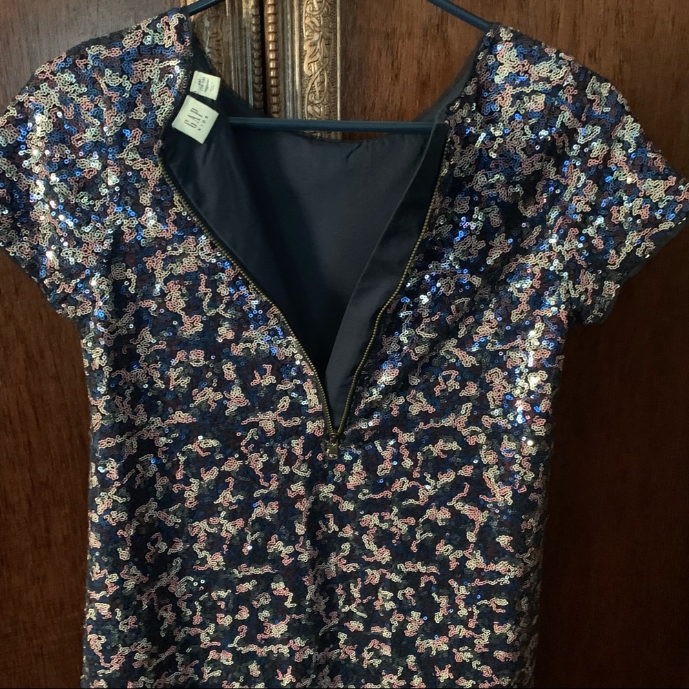 GAP KIDS Dress, Sequin Party Dress, Size Girls 14/16 XXL - Picture 7 of 9